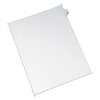Preprinted Legal Exhibit Side Tab Index Dividers, Allstate Style, 10-Tab, 28, 11 X 8.5, White, 25/pack