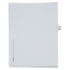 Preprinted Legal Exhibit Side Tab Index Dividers, Allstate Style, 10-Tab, 16, 11 X 8.5, White, 25/pack