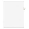 Preprinted Legal Exhibit Side Tab Index Dividers, Avery Style, 10-Tab, 7, 11 X 8.5, White, 25/pack