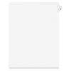 Preprinted Legal Exhibit Side Tab Index Dividers, Avery Style, 10-Tab, 1, 11 X 8.5, White, 25/pack