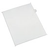 Preprinted Legal Exhibit Side Tab Index Dividers, Allstate Style, 10-Tab, 7, 11 X 8.5, White, 25/pack