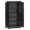 <strong>Tennsco</strong><br />72" High Standard Cabinet (Assembled), 36w x 18d x 72h, Black
