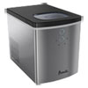 Portable/Countertop Ice Maker, 25 lb, Stainless Steel