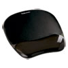 <strong>Fellowes®</strong><br />Gel Crystals Mouse Pad with Wrist Rest, 7.87 x 9.18, Black