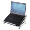 Office Suites Laptop Riser, 15.13" X 11.38" X 4.5" To 6.5", Black/silver, Supports 10 Lbs