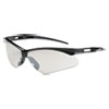 Anser Optical Safety Glasses, Scratch-Resistant, Clear Lens, Black Frame