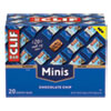 Energy Bar, Mini Chocolate Chip, 0.99 oz Bar, 20/Box
