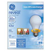 Reveal Energy-Efficient A19 Halogen Light Bulb, 43 W, Soft White, 2/pack