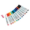 Dry Erase Marker, Bullet Tip, Assorted Colors, 12/Pack