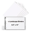 Landscape Orientation Index Dividers, 5-Tab, 14 x 8.5, White, 1 Set