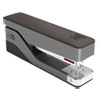 Desktop Aluminum  Half Strip Stapler, 25-Sheet Capacity, Gray/Black