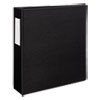 Durable Non-View Binder with DuraHinge and EZD Rings, 3 Rings, 3" Capacity, 11 x 8.5, Black, (8702)