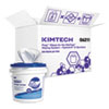 Wipers For Wettask System, Bleach, Disinfectants And Sanitizers, 6 X 12, 140/roll, 6 Rolls And 1 Bucket/carton