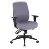 Alera Wrigley Series 24/7 High Performance Mid-Back Multifunction Task Chair, Supports Up To 275 Lb, Gray, Black Base