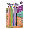 Flair Scented Felt Tip Porous Point Pen, Stick, Medium 0.7 mm, Assorted Ink and Barrel Colors, 12/Pack