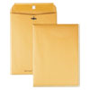 Park Ridge Kraft Clasp Envelope, #90, Square Flap, Clasp/gummed Closure, 9 X 12, Brown Kraft, 100/box