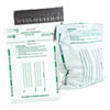 <strong>Quality Park™</strong><br />Poly Night Deposit Bags with Tear-Off Receipt, 8.5 x 10.5, White, 100/Pack