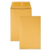 Catalog Envelope, #1 3/4, Square Flap, Gummed Closure, 6.5 X 9.5, Brown Kraft, 500/box