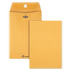 Clasp Envelope, #63, Square Flap, Clasp/gummed Closure, 6.5 X 9.5, Brown Kraft, 100/box