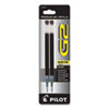 Refill for Pilot G2 Gel Ink Pens, Ultra-Fine Conical Tip, Black Ink, 2/Pack