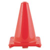 <strong>Champion Sports</strong><br />Hi-Visibility Vinyl Cones, 6" Tall, Orange