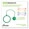 <strong>Champion Sports</strong><br />Swing Ball Set, 5.5" Diameter, Assorted Colors, 6/Set