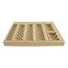 <strong>CONTROLTEK®</strong><br />Plastic Coin Tray, 6 Compartments, Stackable, 7.75 x 10 x 1.5, Tan