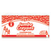 Jumbo Crayons, 8 Assorted Colors, 400/Pack