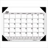<strong>House of Doolittle™</strong><br />Recycled Economy Academic Desk Pad Calendar, 22 x 17, White/Black Sheets, Black Binding/Corners,14-Month(July-Aug): 2023-2024