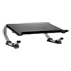 <strong>Allsop®</strong><br />Redmond Adjustable Curve Notebook Stand, 15" x 11.5" x 6", Black/Silver, Supports 40 lbs