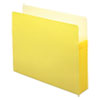 Colored File Pockets, 5.25" Expansion, Letter Size, Yellow