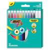 Kids Coloring Magical Effects Markers, Medium Bullet Tip, Assorted Colors, 12/Pack