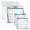 Recycled Cosmos Tent Calendar, Night Sky Artwork, 6 x 6, White/Multicolor Sheets, 12-Month (Jan to Dec): 2025