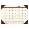 <strong>House of Doolittle™</strong><br />EcoTones Recycled Academic Desk Pad Calendar, 18.5 x 13, Cream Sheets, Brown Corners, 12-Month (Aug to July): 2023 to 2024