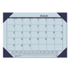 EcoTones Recycled Academic Desk Pad Calendar, 18.5 x 13, Orchid Sheets, Cordovan Corners, 12-Month (Aug-July): 2022-2023