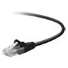 CAT5e Snagless Patch Cable, 10 ft, Black