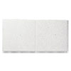 <strong>Armstrong®</strong><br />Fine Fissured Second Look Ceiling Tiles, Directional, Angled Tegular (0.94"), 24" x 48" x 0.75", White, 10/Carton