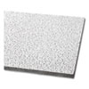 Fine Fissured Ceiling Tiles, Non-Directional, Square Lay-In (0.94"), 24" x 48" x 0.63", White, 12/Carton