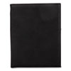 Faux-Leather Padfolio, 9 x 12 Pad, 9.75 x 12.5, Black