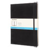 Classic Collection Hard Cover Notebook, 1 Subject, Dotted Rule, Black Cover, 10 x 7.5, 80 Sheets