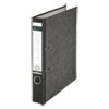 European Premium A4 Lever-Arch Two-Ring Binder, 2" Capacity, 11.7 x 8.27, Black Marble