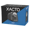 <strong>X-ACTO®</strong><br />Model 1818 XLR Office Electric Pencil Sharpener, AC-Powered, 3.5 x 5.5 x 4.5, Black/Silver/Smoke