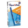 <strong>Paper Mate®</strong><br />InkJoy Gel Pen, Retractable, Medium 0.7 mm, Blue Ink, Blue Barrel, Dozen