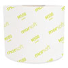 Morsoft Controlled Bath Tissue, Septic Safe, 2-Ply, White, 3.9" X 4", Band-Wrapped, 500 Sheets/roll, 24 Rolls/carton