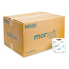 MORSOFT CONTROLLED BATH TISSUE, SPLIT-CORE, SEPTIC SAFE, 1-PLY, WHITE, 3.9" X 4", 1500 SHEETS/ROLL, 48 ROLLS/CARTON