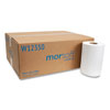 Morsoft Universal Roll Towels, 8" X 350 Ft, White, 12 Rolls/carton