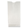 Grocery Paper Bags, 30 Lbs Capacity, #2, 4.31"w X 2.44"d X 7.88"h, White, 500 Bags