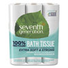 <strong>Seventh Generation®</strong><br />100% Recycled Bathroom Tissue, Septic Safe, 2-Ply, White, 240 Sheets/Roll, 24/Pack
