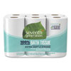 100% Recycled Bathroom Tissue, Septic Safe, 2-Ply, White, 240 Sheets/roll, 48/carton
