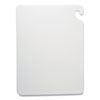 Cut-N-Carry Color Cutting Boards, Plastic, 20w X 15d X 1/2h, White